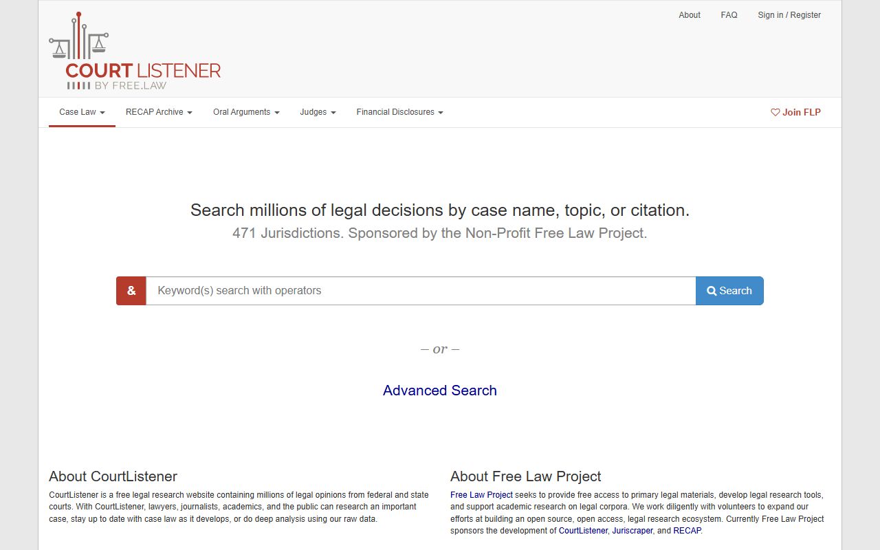 Cass County court dockets CourtListener federal docket source